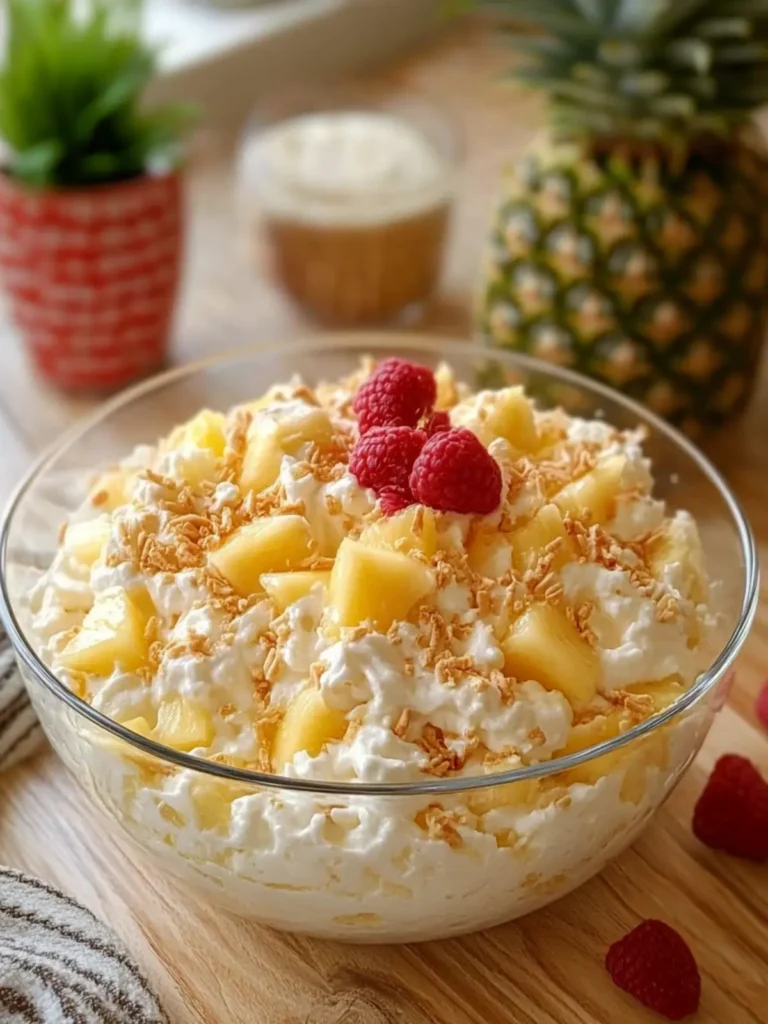 Pineapple Cheesecake Fluff Salad That Will Wow Your Guests 2 Pineapple Cheesecake Fluff Salad