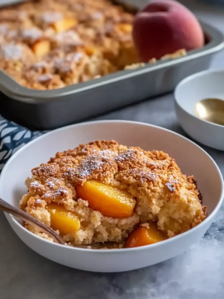 Easy Peach Cobbler Dump Cake That Will Wow Your Guests 4 Peach Cobbler Dump Cake
