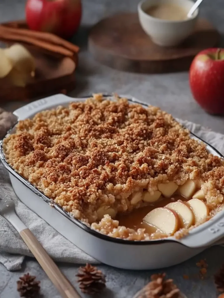 Salted Caramel Apple Crumble That'll Steal Your Heart 2 Salted Caramel Apple Crumble