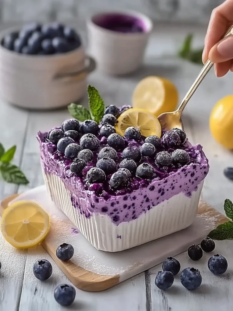 Irresistible Creamy No-Bake Blueberry Delight Recipe You’ll Love 2 Creamy No-Bake Blueberry Delight