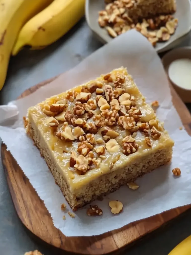 Deliciously Moist Banana Walnut Cake Bars You'll Love 2 Banana Walnut Cake Bars
