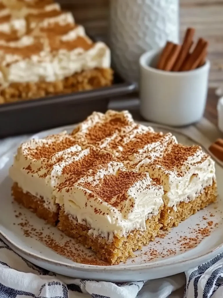Irresistibly Creamy Frosted Pumpkin Spice Bars for Fall Fun 2 Creamy Frosted Pumpkin Spice Bars