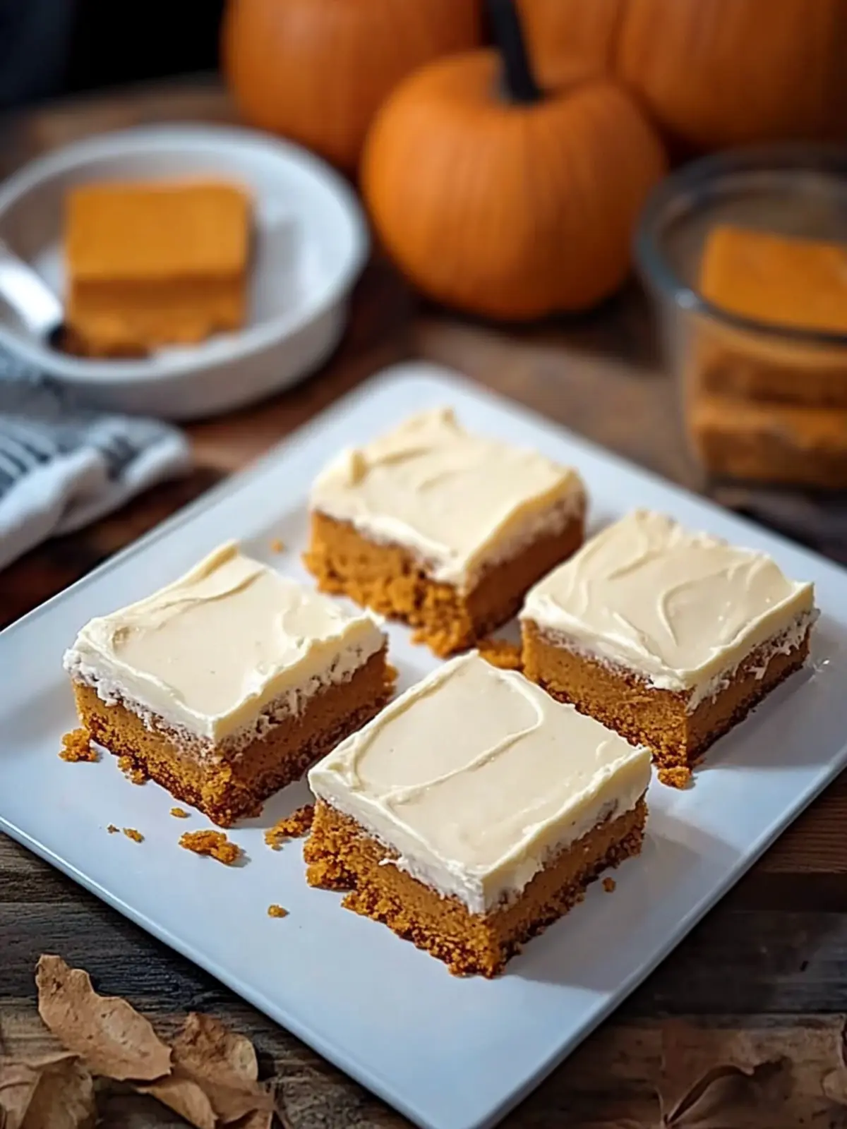 Decadent Creamy Frosted Pumpkin Spice Bars You'll Love 5 Creamy Frosted Pumpkin Spice Bars