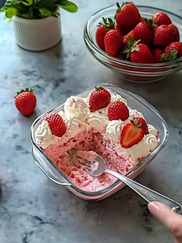No Bake Strawberry Delight