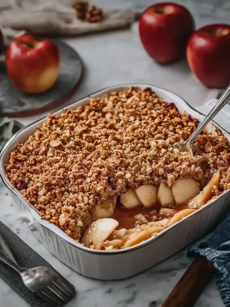 Salted Caramel Apple Crumble That'll Steal Your Heart 3 Salted Caramel Apple Crumble
