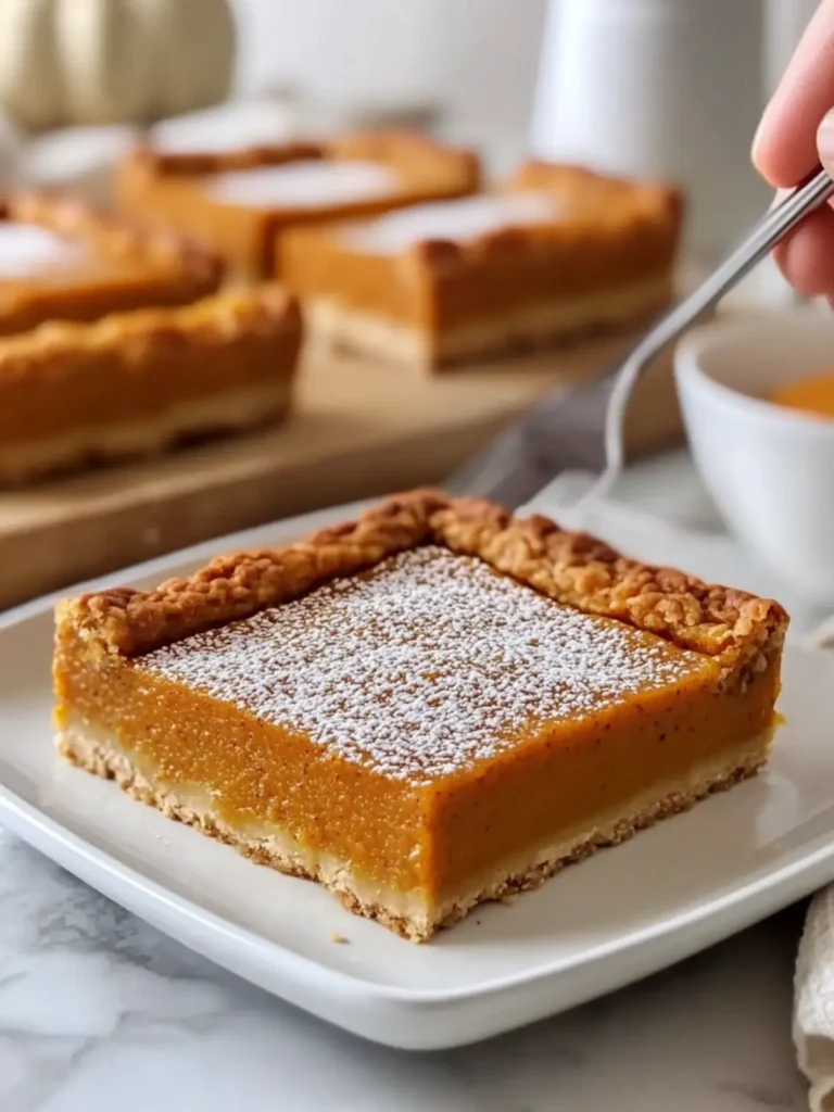 Dreamy Pumpkin Pie Bars Perfect for Fall Gatherings 2 Pumpkin Pie Bars