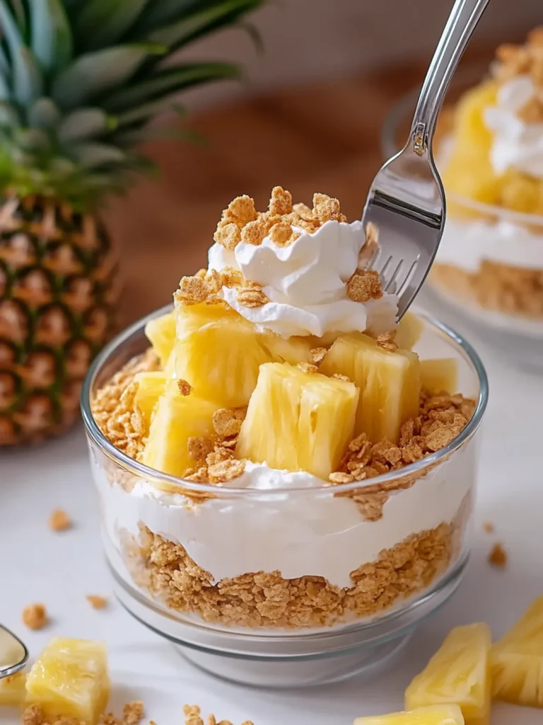 Delicious Pineapple Graham Dessert: A Sweet Tropical Escape 2 Pineapple Graham Dessert