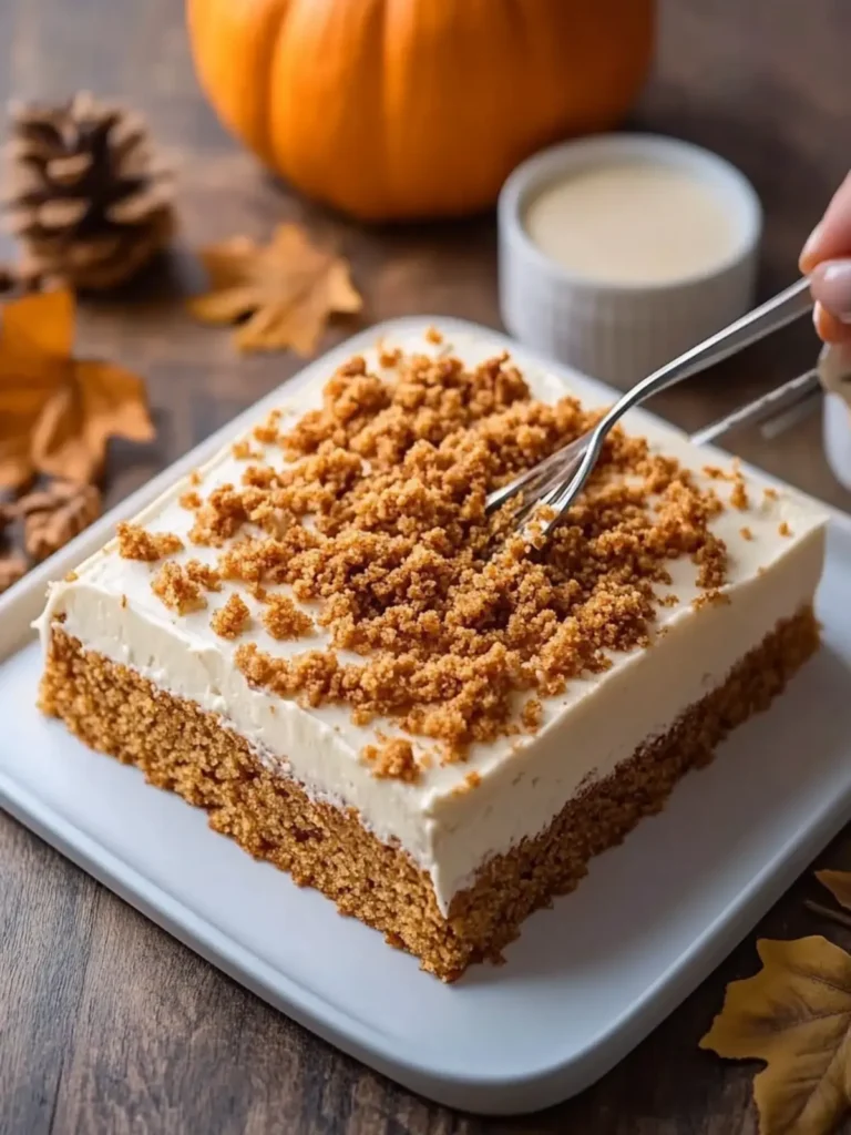 Pumpkin Spice Sheet Cake