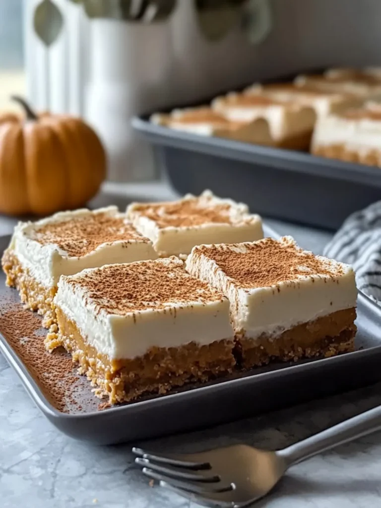 Deliciously Creamy Frosted Pumpkin Spice Bars You’ll Love 4 Creamy Frosted Pumpkin Spice Bars