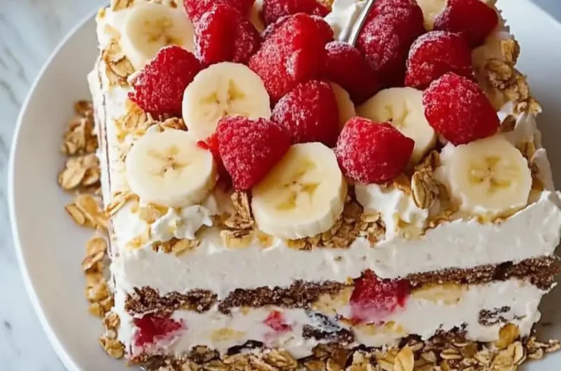 Banana Split Icebox Cake