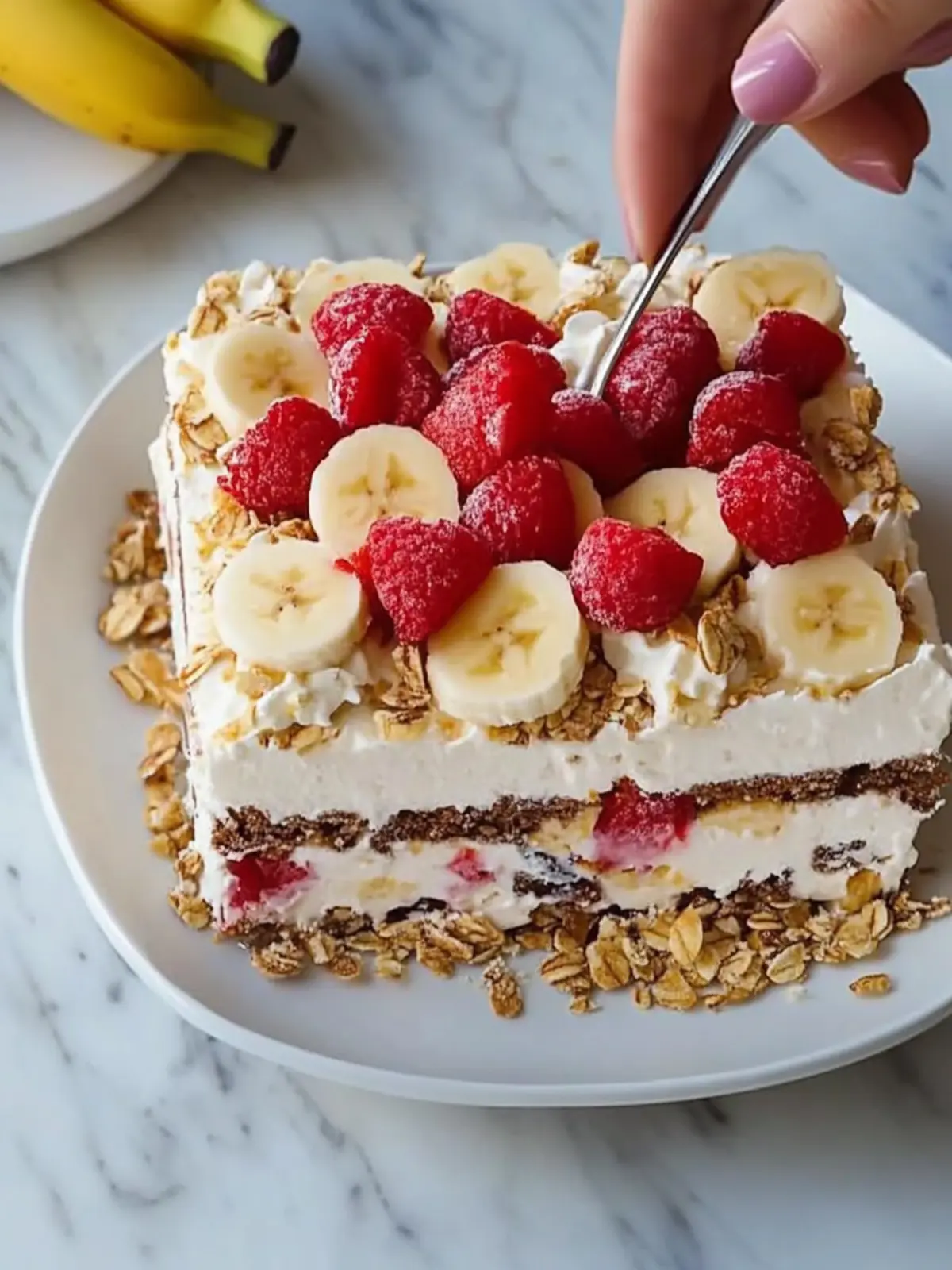 Create a Heavenly Banana Split Icebox Cake at Home 5 Banana Split Icebox Cake
