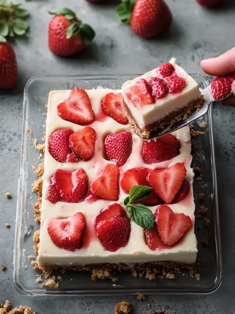 Mouthwatering Strawberry Cheesecake Bars You’ll Crave Always 4 Strawberry Cheesecake Bars
