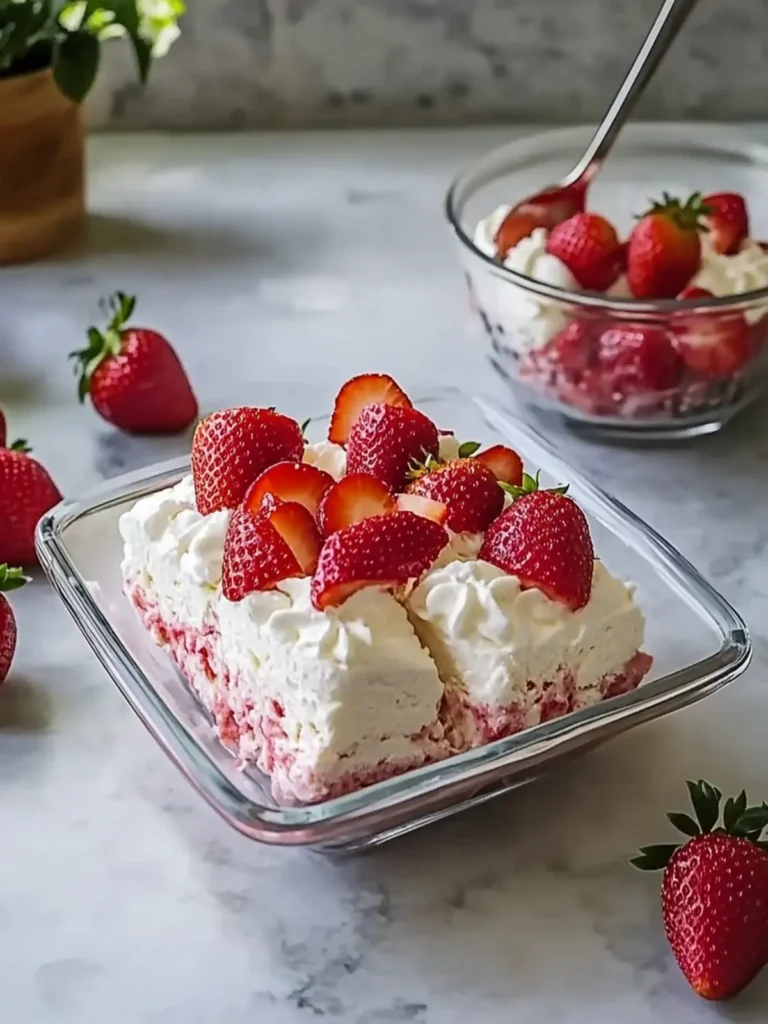 No Bake Strawberry Delight