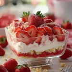 Indulge in Strawberry Whipped Sensation with Creamy Cheesecake 17 Strawberry Whipped Sensation with Creamy Cheesecake Filling and Fresh Strawberries
