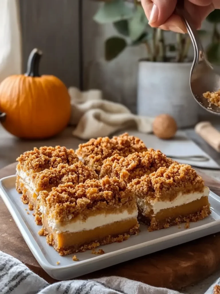 Ultimate Pumpkin Cheesecake Crumble Bars You’ll Love 2 Pumpkin Cheesecake Crumble Bars