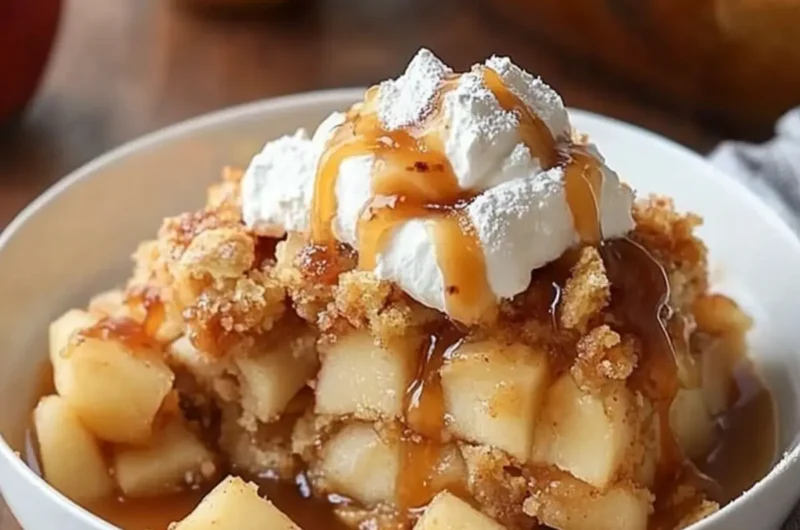 Caramel Apple Dump Cake
