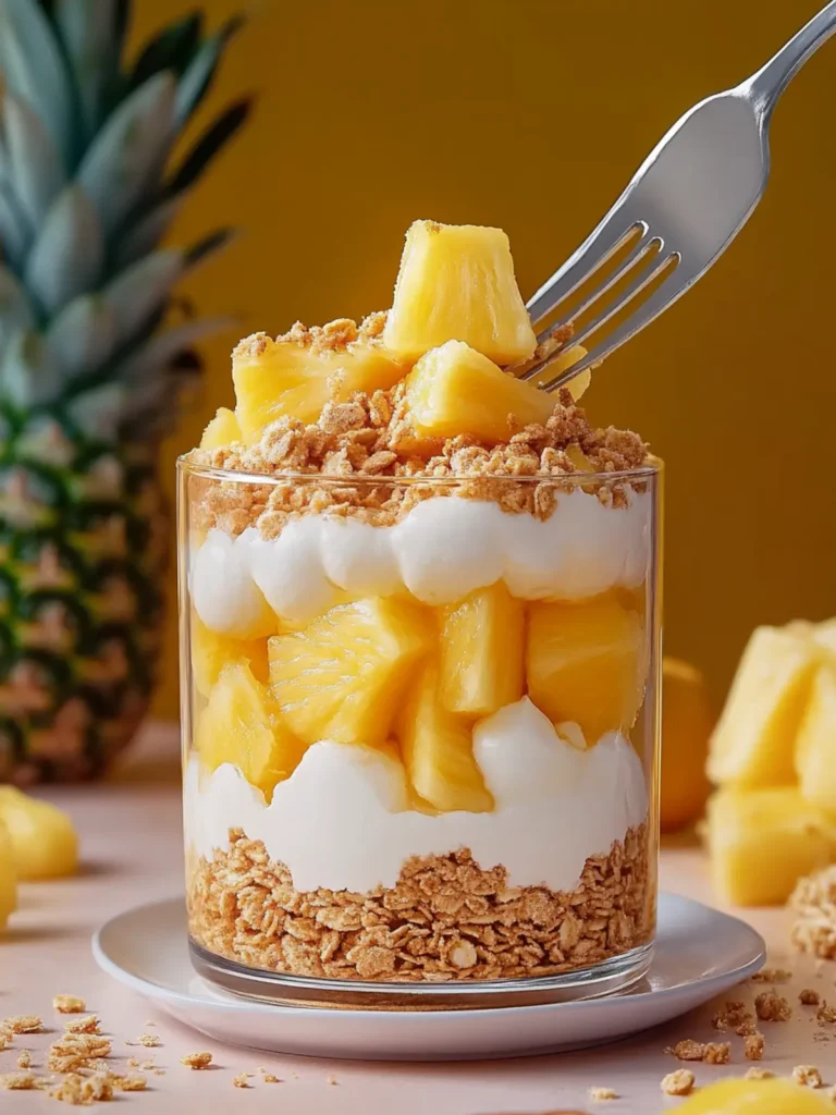 Delicious Pineapple Graham Dessert: A Sweet Tropical Escape 3 Pineapple Graham Dessert