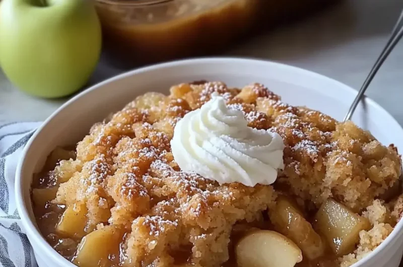 Caramel Apple Dump Cake