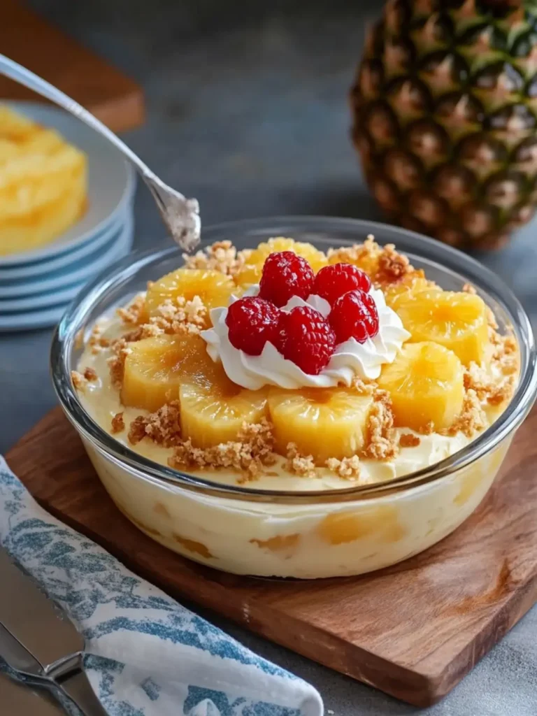 Delicious Pineapple Upside-Down Cream Dessert to Impress 3 Pineapple Upside-Down Cream Dessert