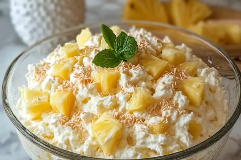 Pineapple Cheesecake Fluff Salad