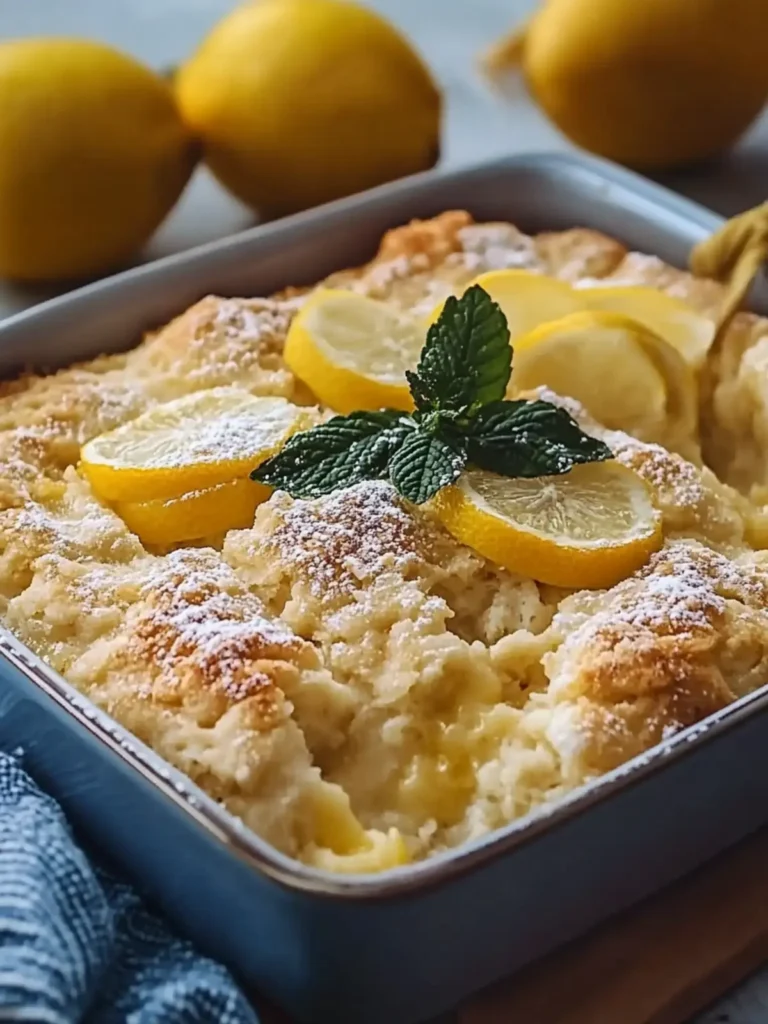 Easy Magic Lemon Cobbler That Brightens Any Day 3 Magic Lemon Cobbler