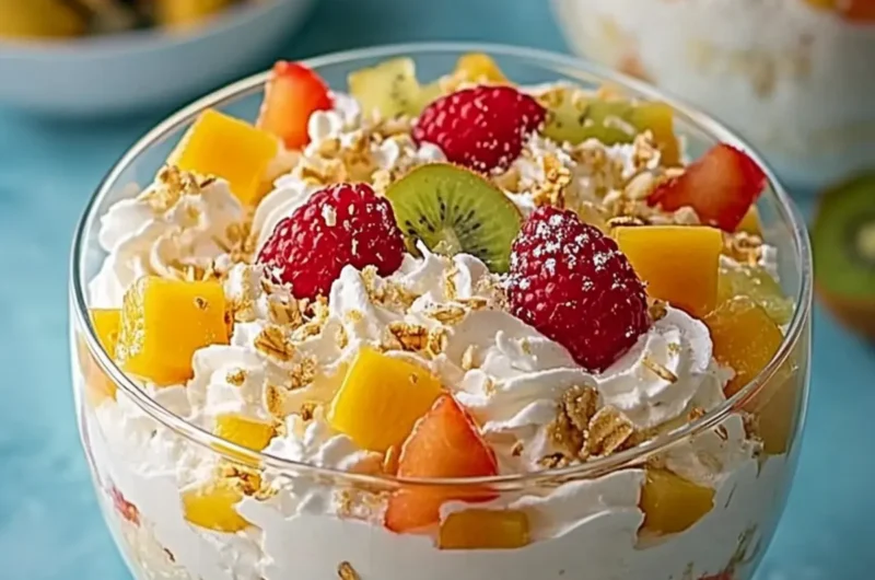 Tropical Creamy Fruit Dessert