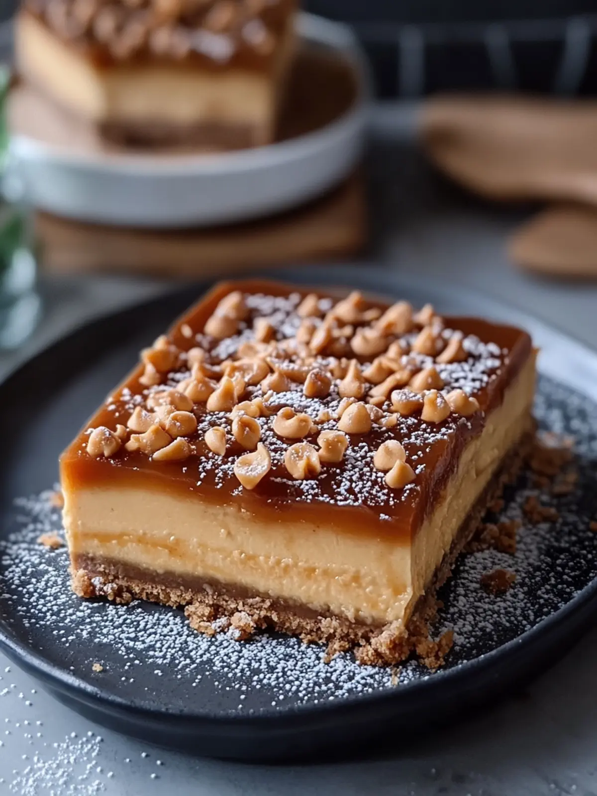 Salted Caramel Cheesecake Bars