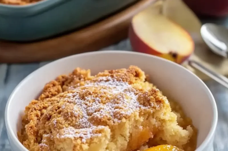 Peach Cobbler Dump Cake