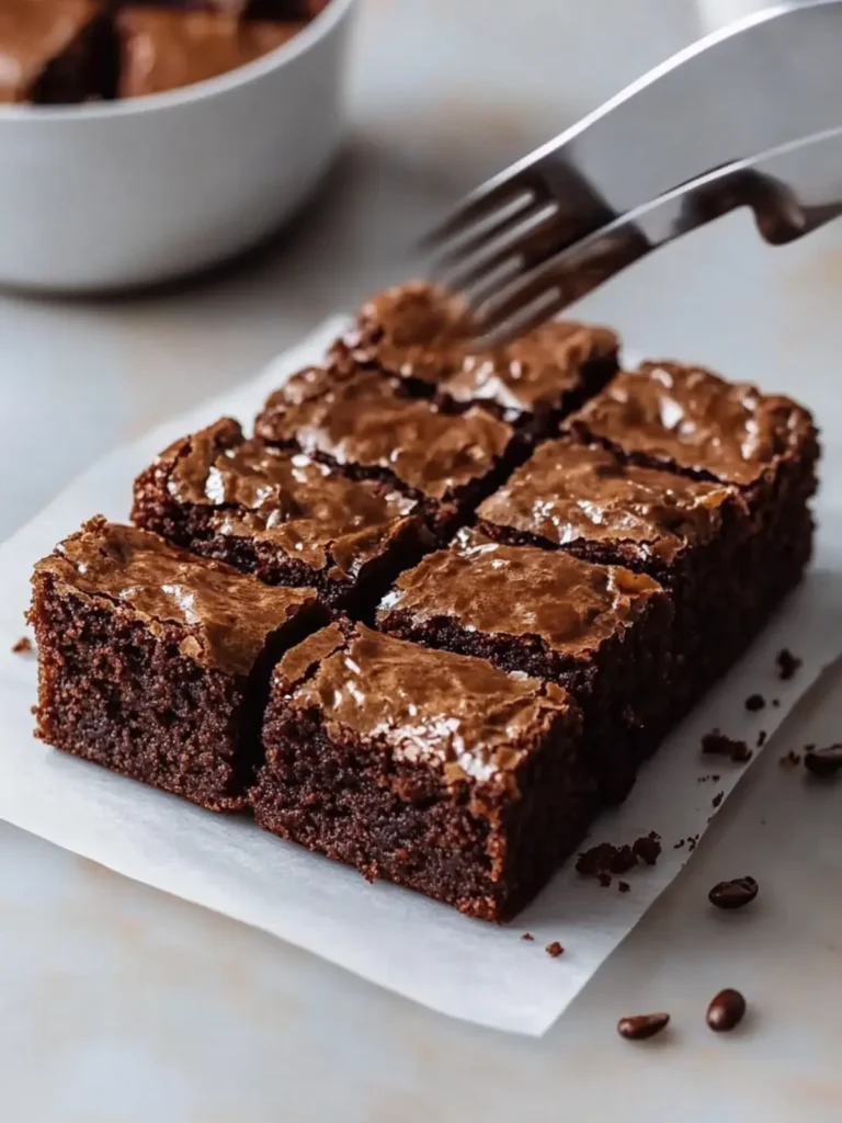 Espresso Caramel Brownies