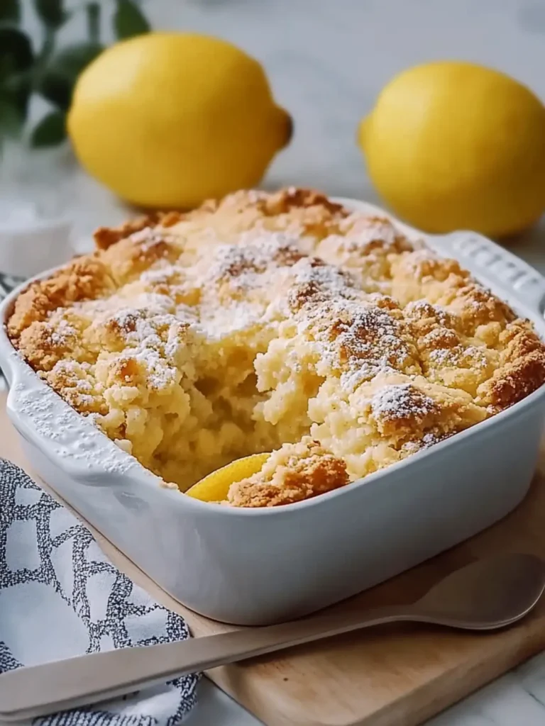 Easy Magic Lemon Cobbler That Brightens Any Day 2 Magic Lemon Cobbler