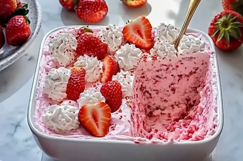 No Bake Strawberry Delight