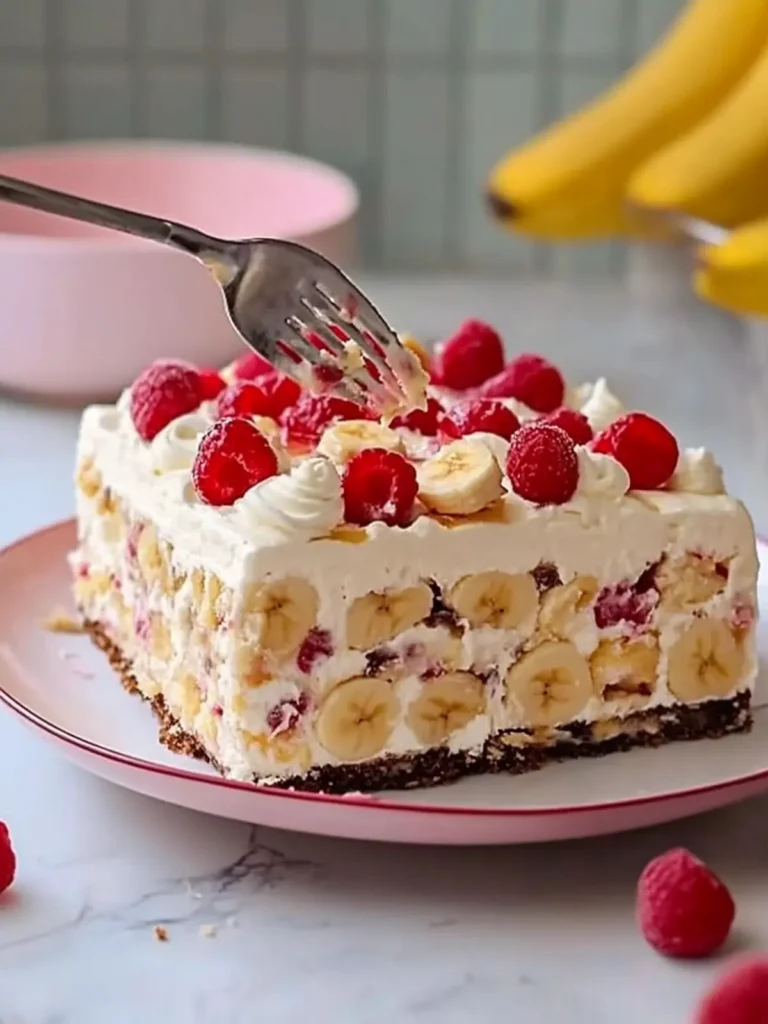 Create a Heavenly Banana Split Icebox Cake at Home 3 Banana Split Icebox Cake