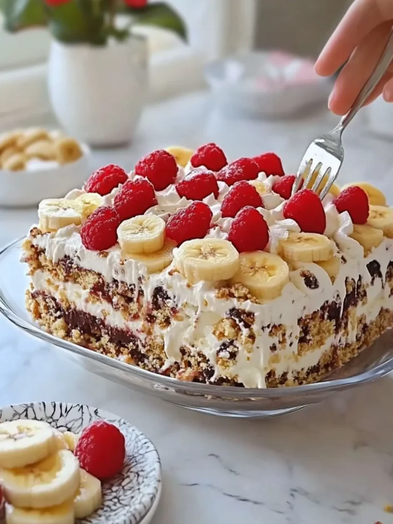 Create a Heavenly Banana Split Icebox Cake at Home 2 Banana Split Icebox Cake