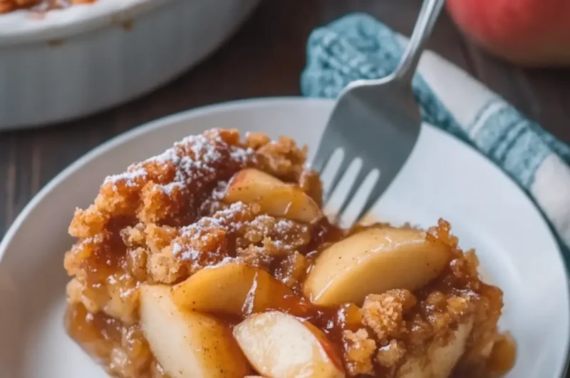 Caramel Apple Dump Cake