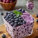 Creamy No-Bake Blueberry Delight
