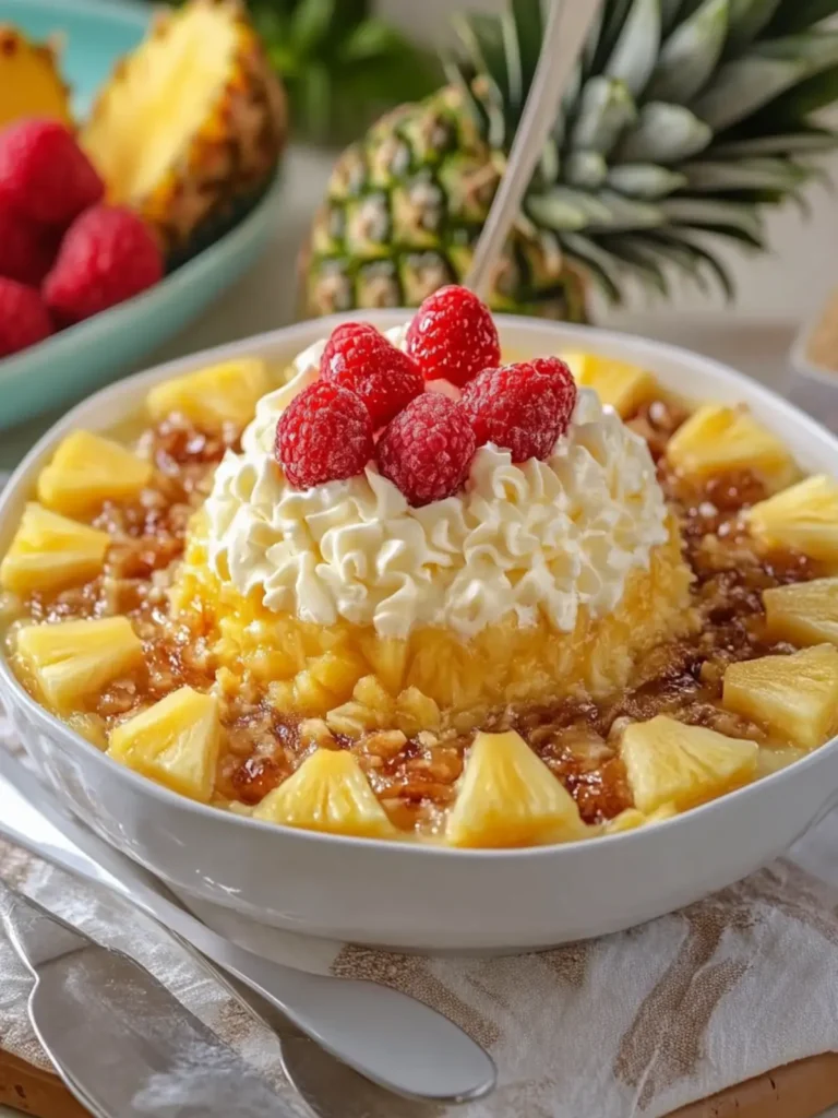 Delicious Pineapple Upside-Down Cream Dessert to Impress 2 Pineapple Upside-Down Cream Dessert