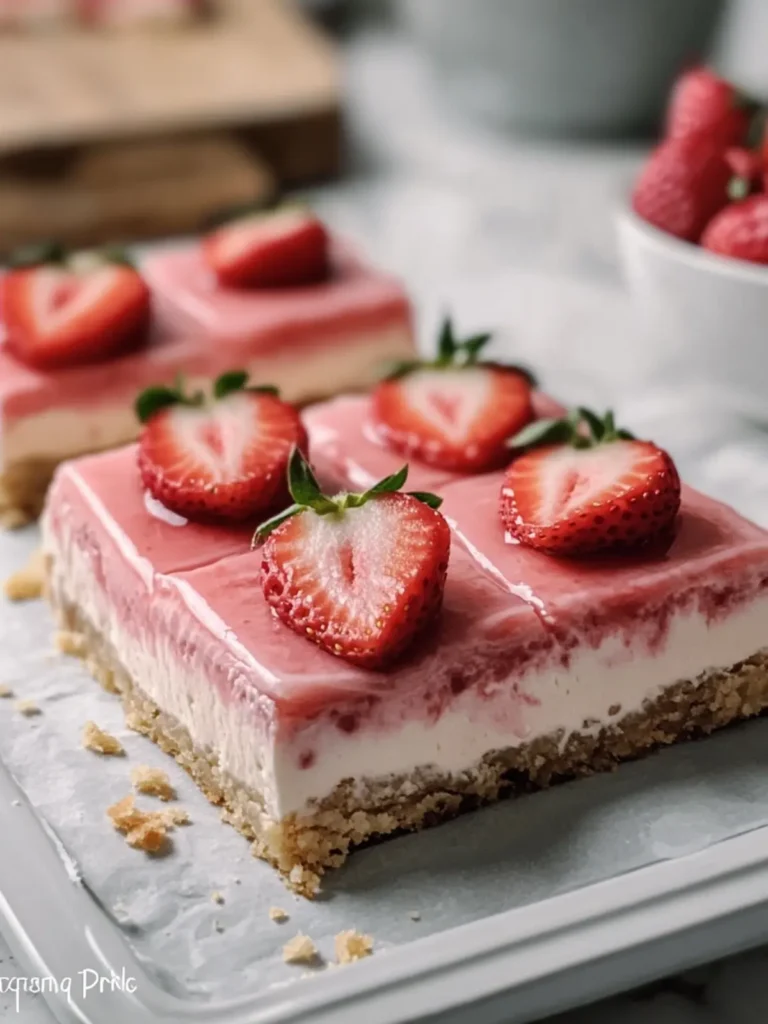 Mouthwatering Strawberry Cheesecake Bars You’ll Crave Always 2 Strawberry Cheesecake Bars