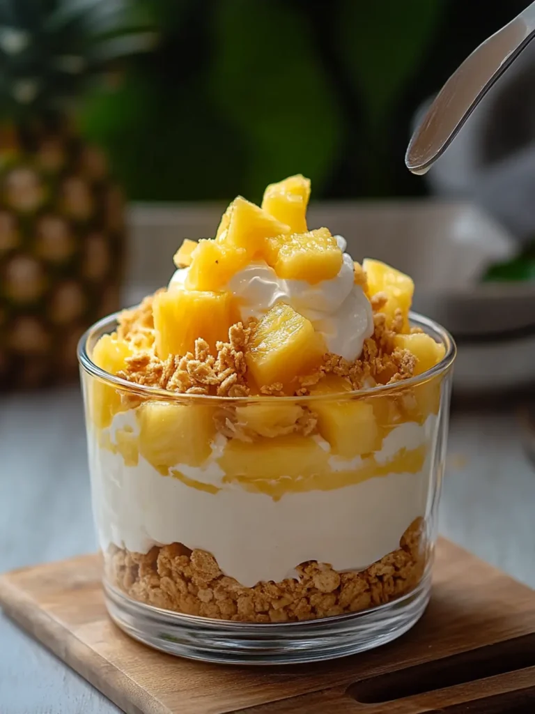 Delicious Pineapple Graham Dessert: A Sweet Tropical Escape 4 Pineapple Graham Dessert