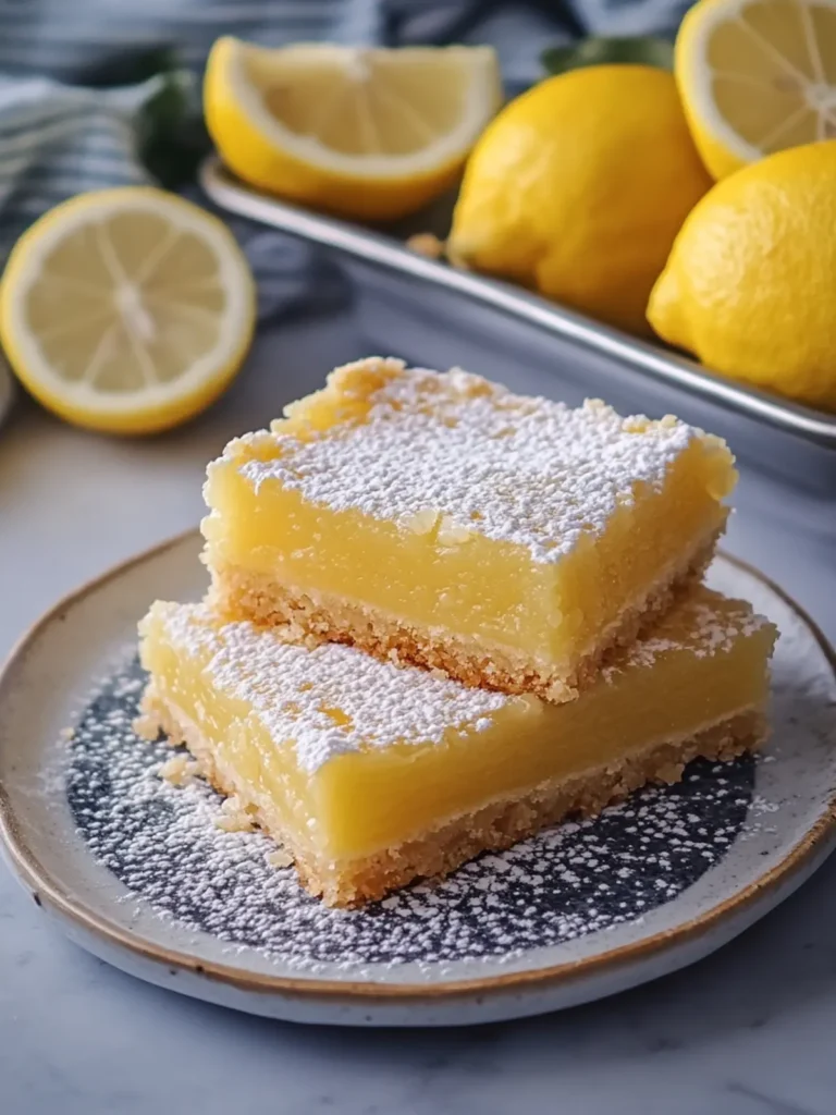 Delicious Two-Ingredient Lemon Bars You Can’t Resist 4 Two-Ingredient Lemon Bars