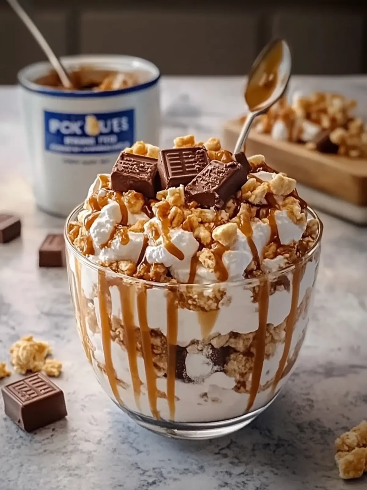 Decadent Snickers Caramel Fluff Dessert That Wow Your Guests 5 Snickers Caramel Fluff Dessert