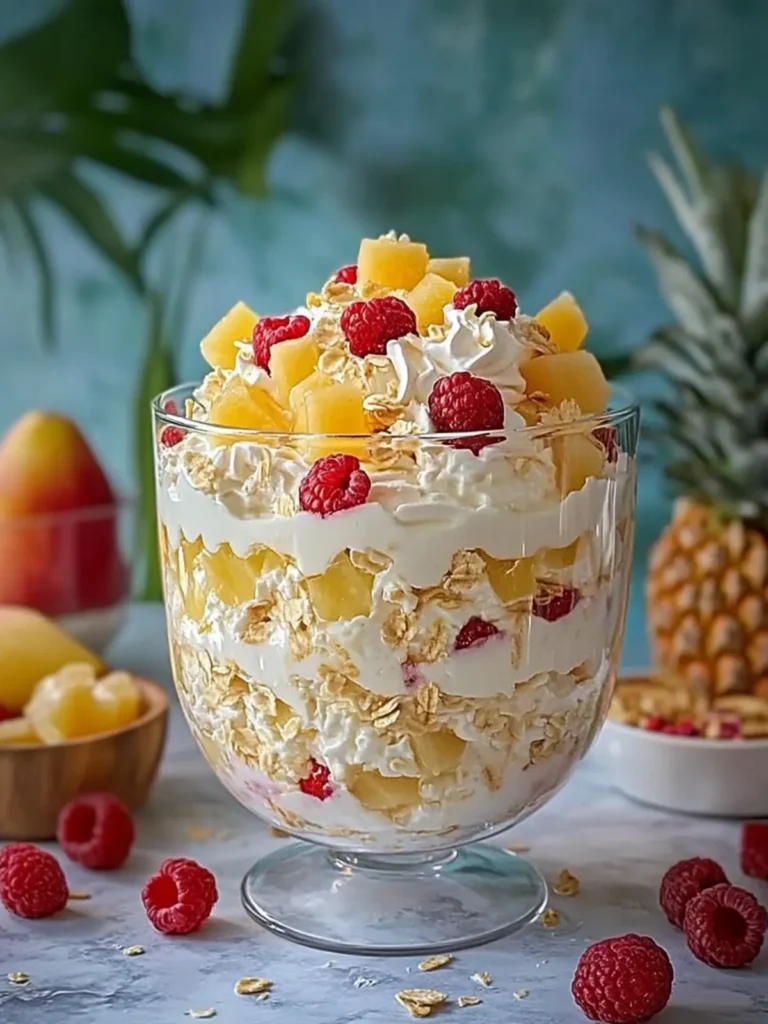 Tropical Creamy Fruit Dessert That Brightens Any Day 3 Tropical Creamy Fruit Dessert