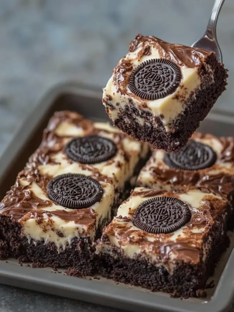 Decadent Oreo Cheesecake Brownies for Sweet Bliss 4 Oreo Cheesecake Brownies