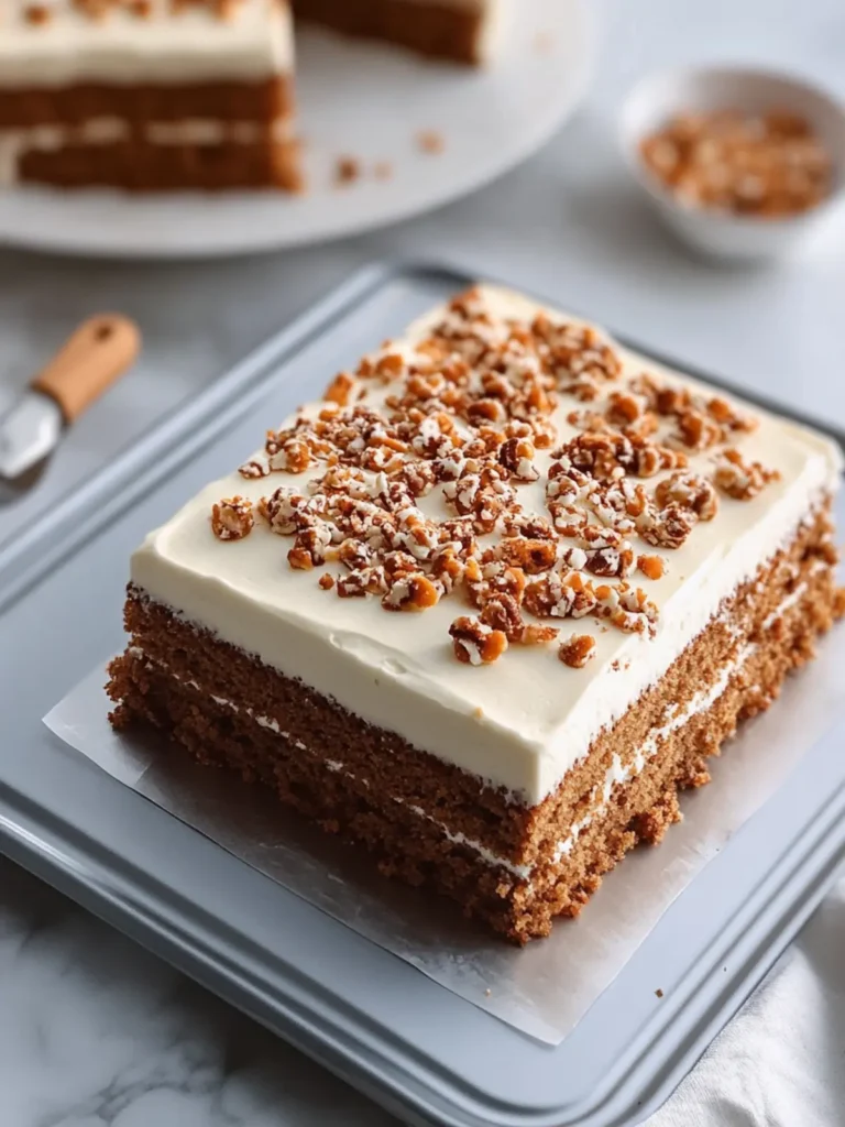 Carrot Cake Sheet Cake