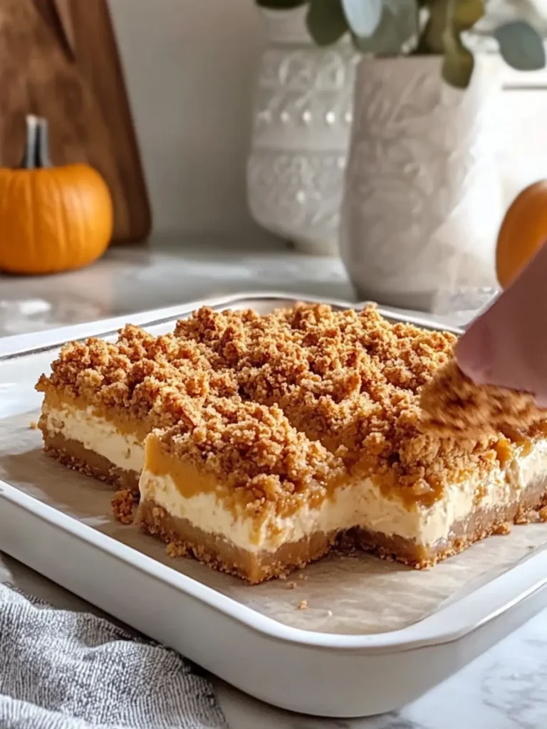 Ultimate Pumpkin Cheesecake Crumble Bars You’ll Love 4 Pumpkin Cheesecake Crumble Bars