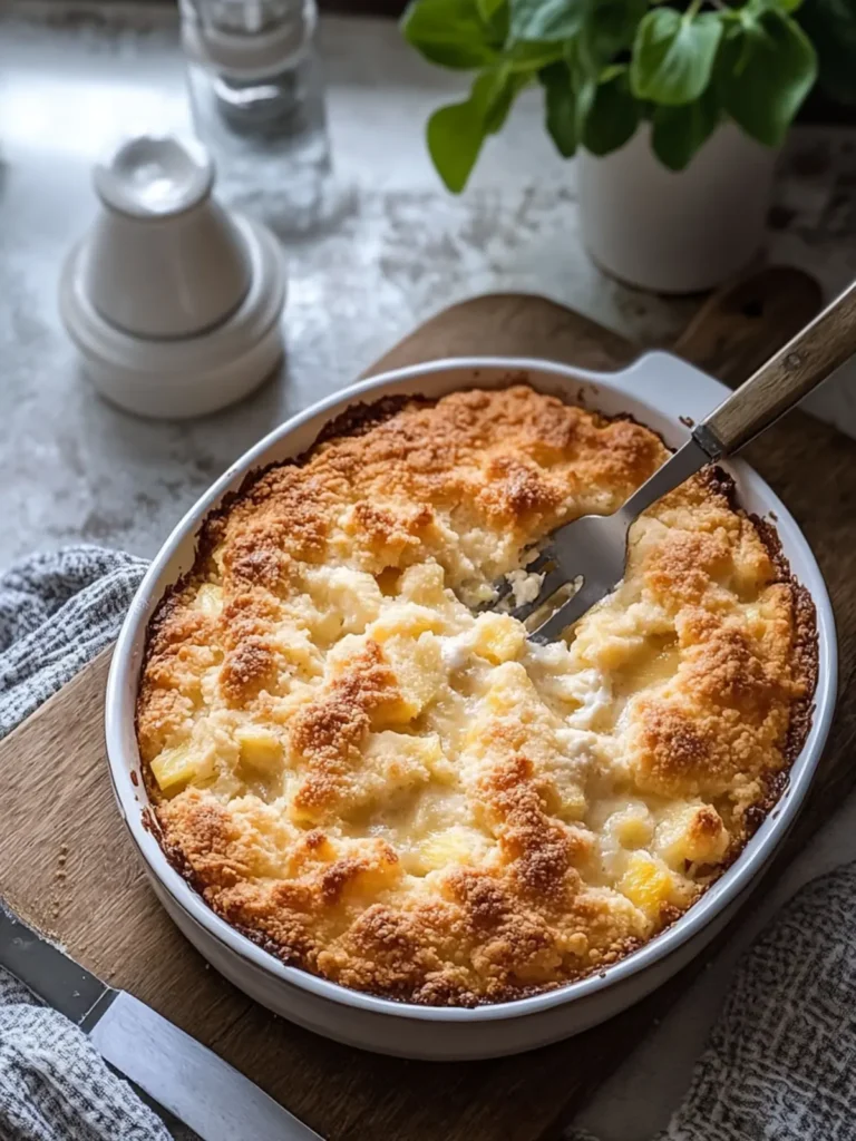 Pineapple Cream Cheese Cobbler: Sweet Comfort Awaits! 2 Pineapple Cream Cheese Cobbler
