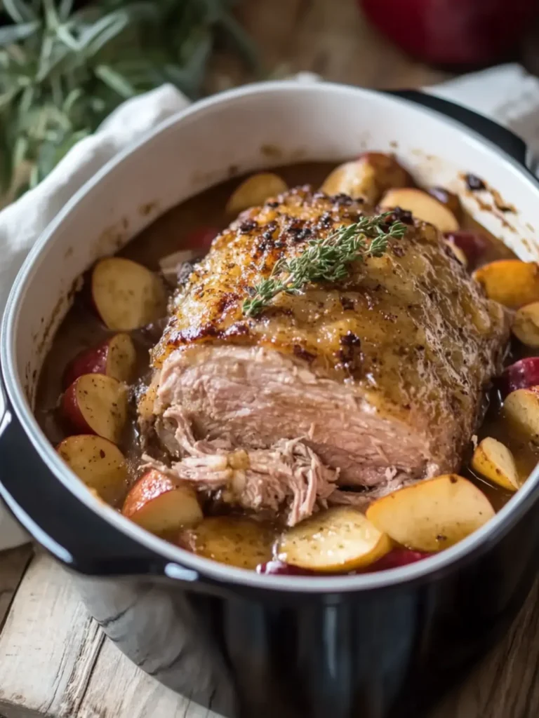 Irresistible Slow Cooker Apple Cider Pork Roast Recipe 2 Slow Cooker Apple Cider Pork Roast