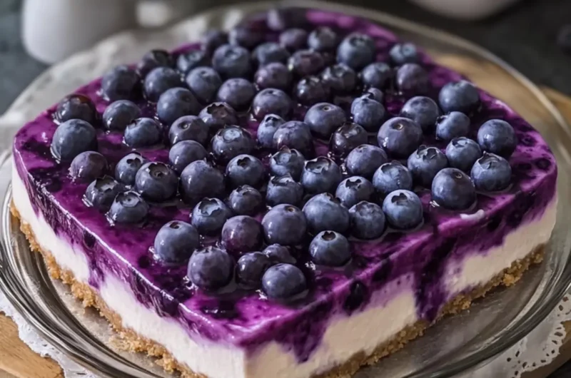 No-Bake Blueberry Cheesecake