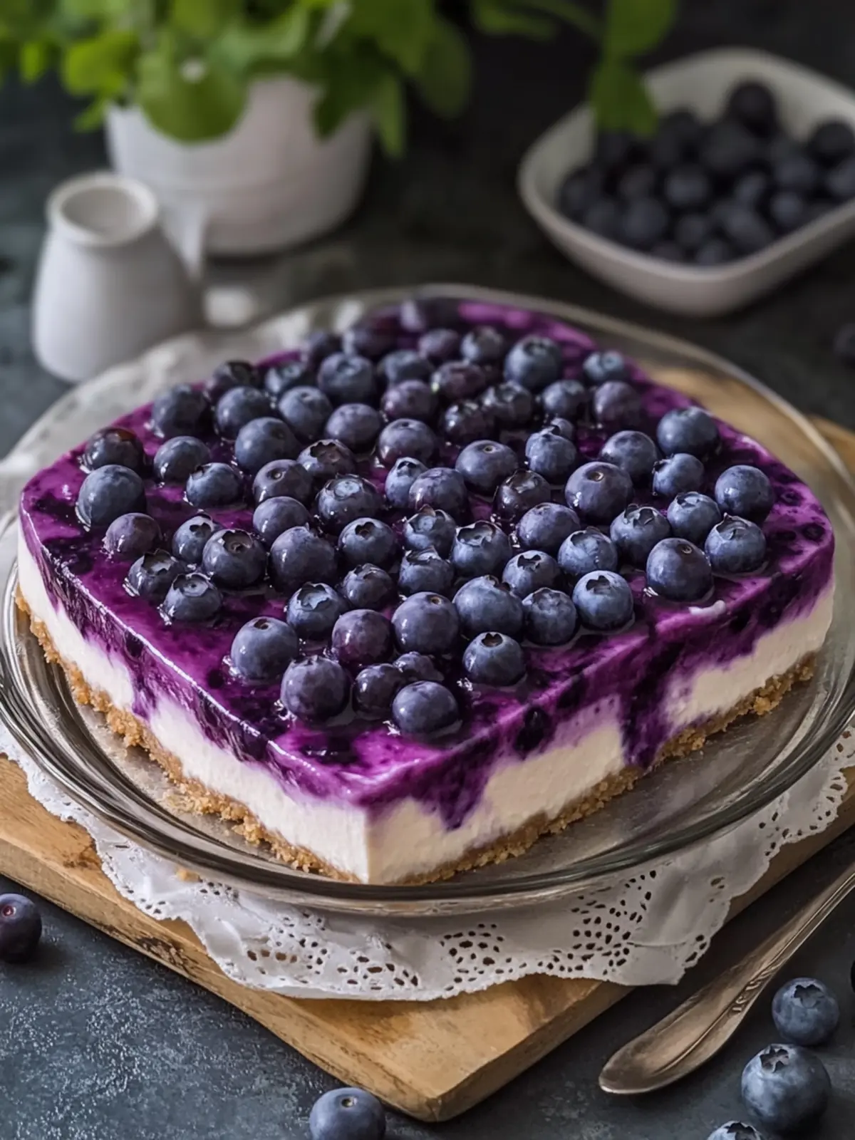 Delicious No-Bake Blueberry Cheesecake You Can't Resist 5 No-Bake Blueberry Cheesecake