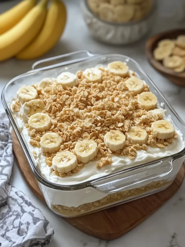 Banana Cream Lush Casserole: A Dreamy Treat for Dessert Lovers 2 Banana Cream Lush Casserole