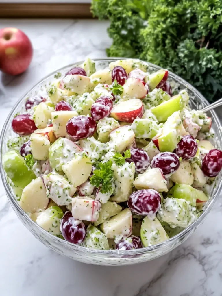 Delicious Apple Grape Celery Cream Salad for Refreshing Cravings 4 Apple Grape Celery Cream Salad